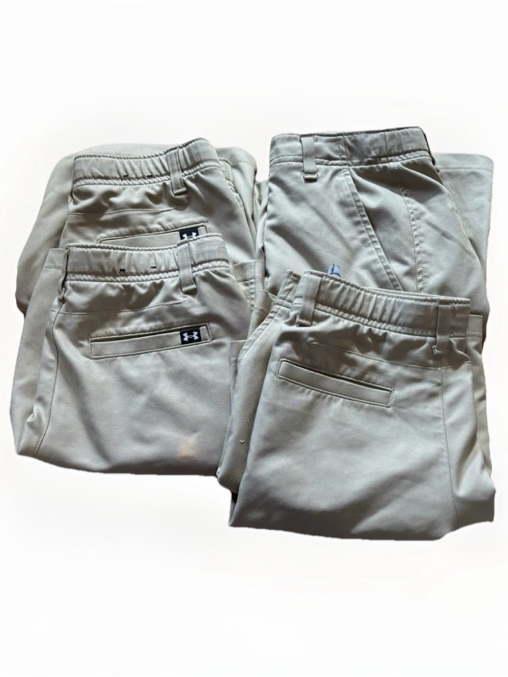 Under Armor Boys Athletic Golf/Uniform Khaki Shorts